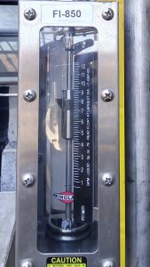 World Energy Reflux Flowmeter Close up - April 2017